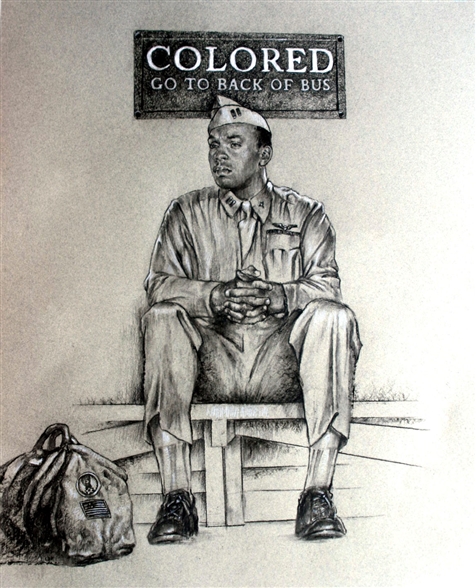 Chris Hopkins - Oil Painter - Tuskegee Airmen - Good To Be Home<br />And Still They Served Chris Hopkins - Oil Painter - Tuskegee Airmen - Good To Be Home<br />And Still They Served